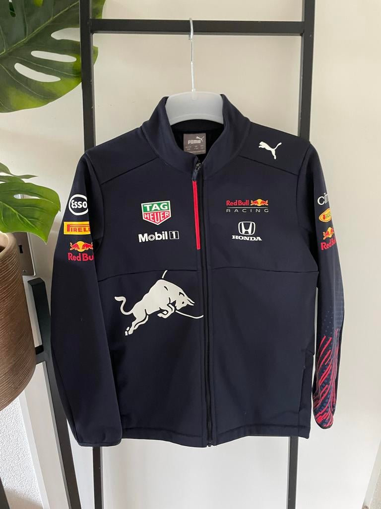 Puma Red Bull Racing Jas Maat 140, Ophalen of Verzenden, Zo goed als nieuw, Overige maten, Blauw