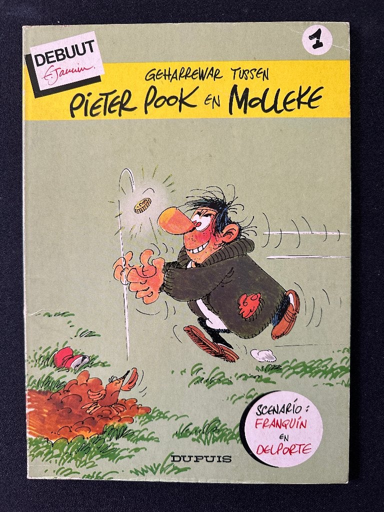 Stripboek - serie Debuut - Pieter Pook en Molleke - Franquin, Boeken, Eén stripboek, Ophalen of Verzenden