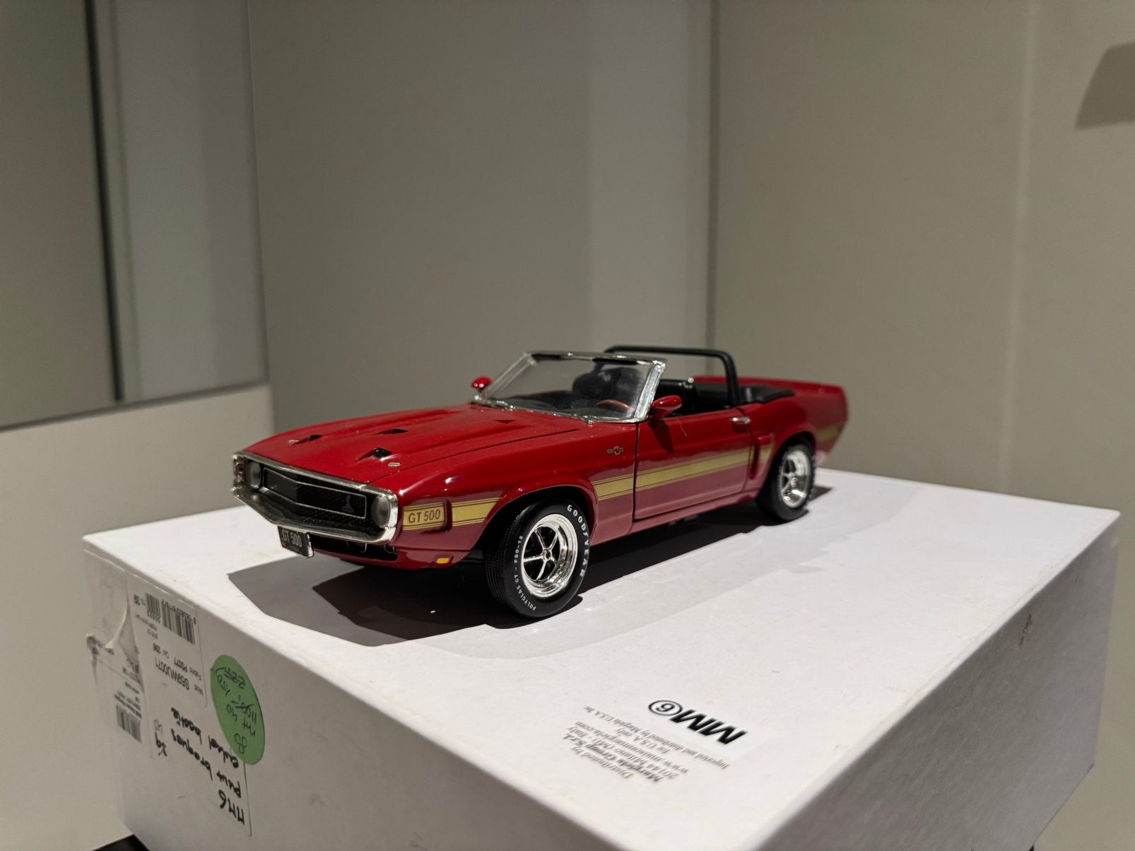 shelby gt500 ERTL 1:18, Hobby en Vrije tijd, Ophalen of Verzenden, Zo goed als nieuw, Auto, ERTL