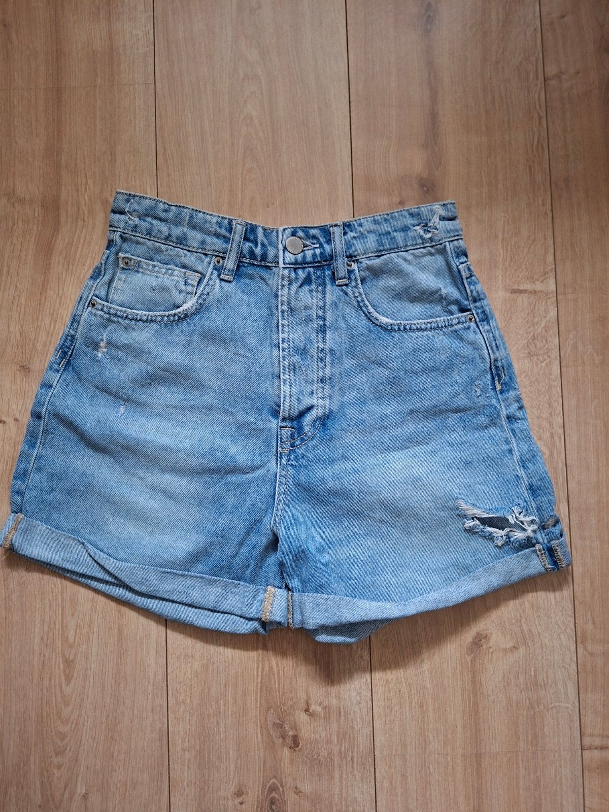 Korte jeans Stradivarius maat 36, Kleding | Dames, Ophalen of Verzenden, Zo goed als nieuw, Maat 36 (S), Kort