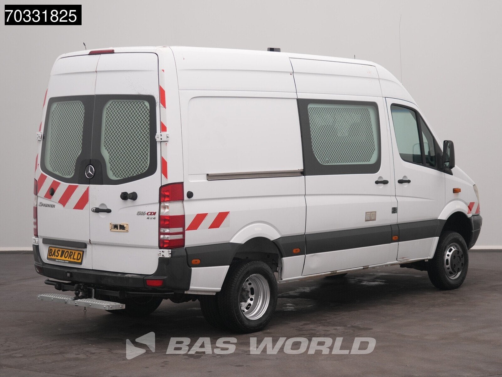 Mercedes Sprinter 516 CDI 4x4 L2H2 Camera Airco Cruise Trekh, Euro 5, Stof, Gebruikt, 4 cilinders