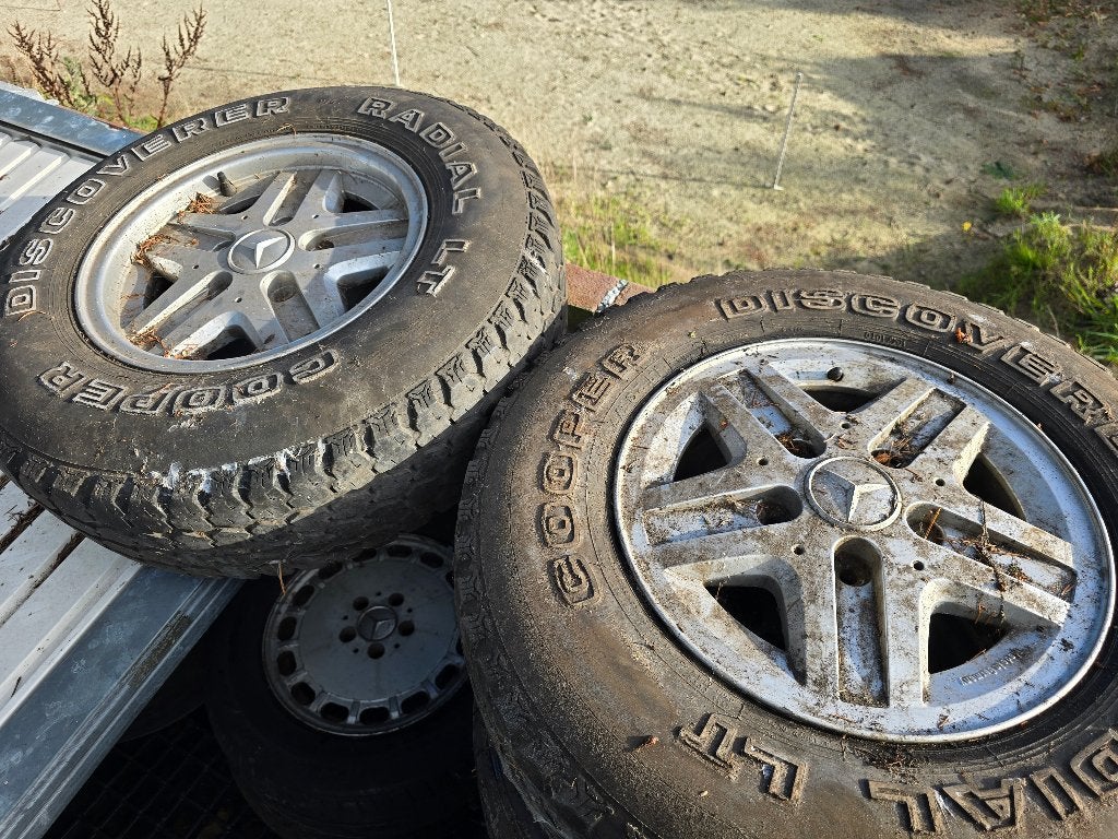 Verschillende velgen, W460, Mercedes W126, Chevy Van, Ophalen, Gebruikt, Velg(en), 16 inch