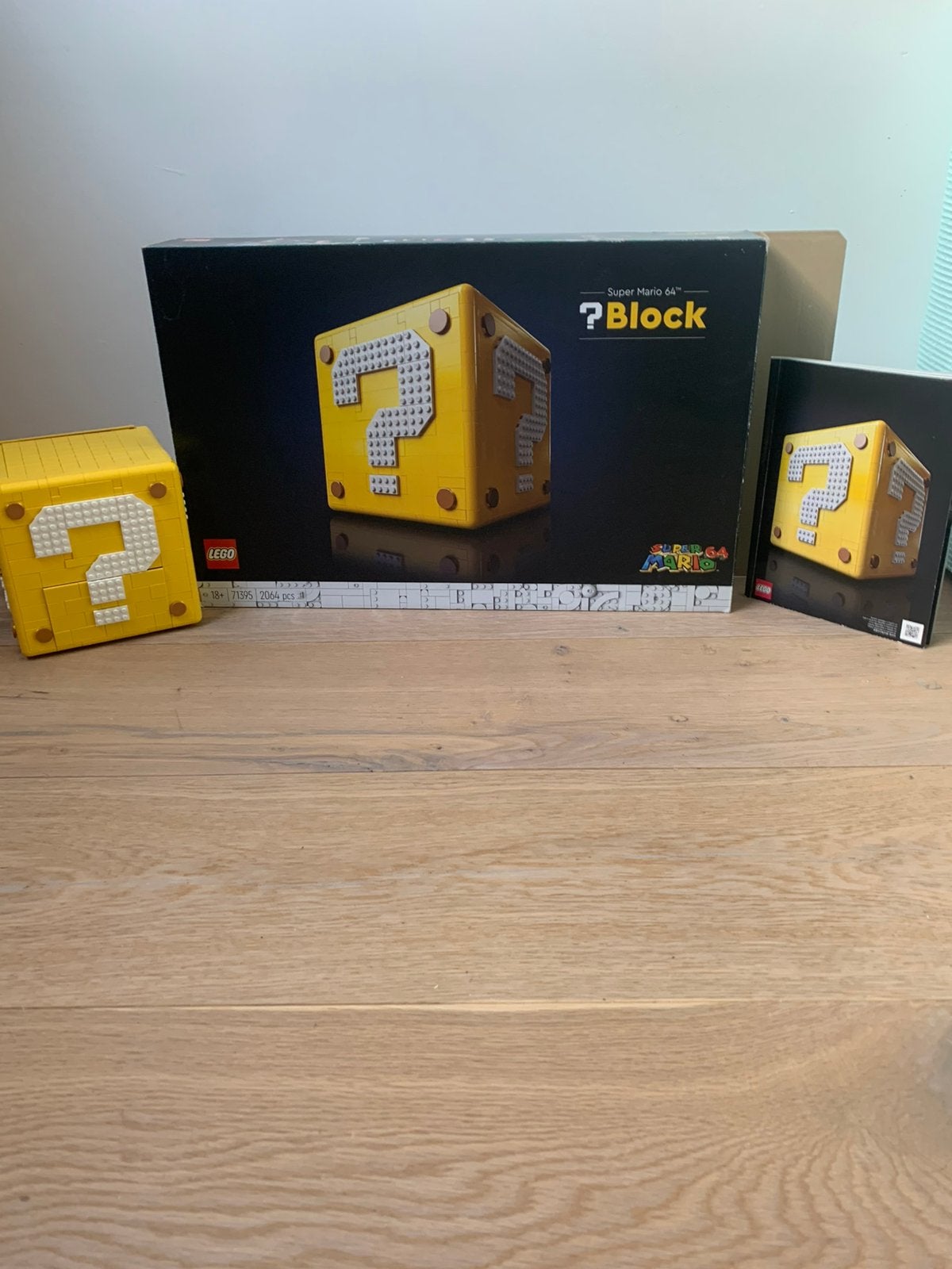 Lego mario vraagtekenblok met verlichting origineel met doos, Ophalen, Gebruikt, Overige thema's, Lego