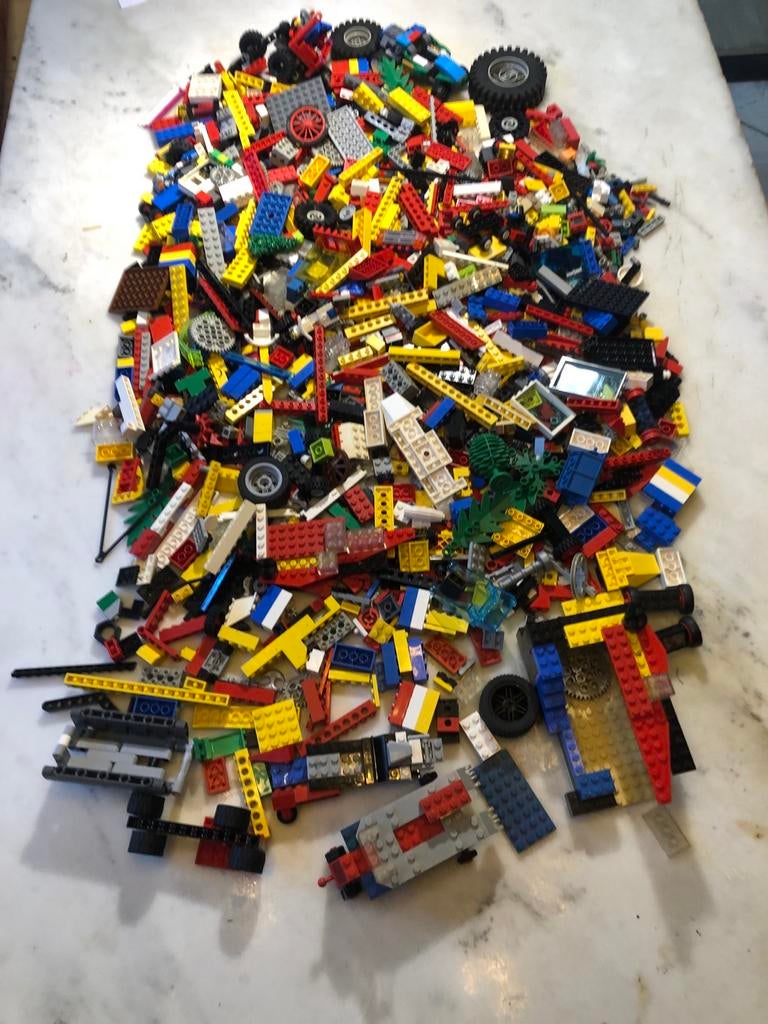 Grote Lego mix: poppetjes, Technisch, boekjes en treinen, Gebruikt, Overige thema's, Lego, Ophalen of Verzenden