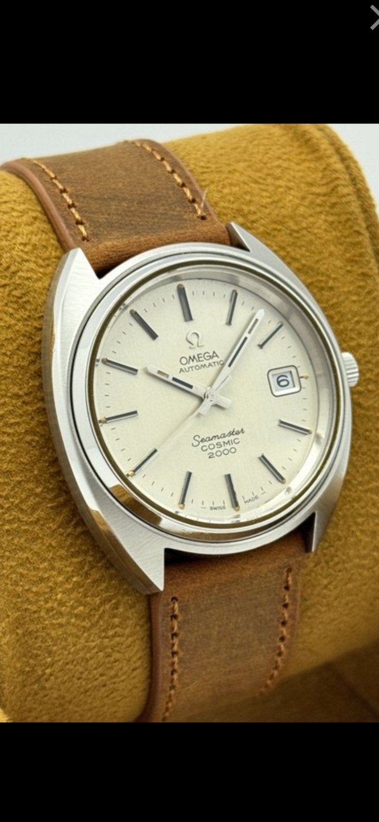 Omega Seamaster Cosmic 2000 Automatisch Herenhorloge Staal, Ophalen of Verzenden, Staal, Omega, 1960 of later