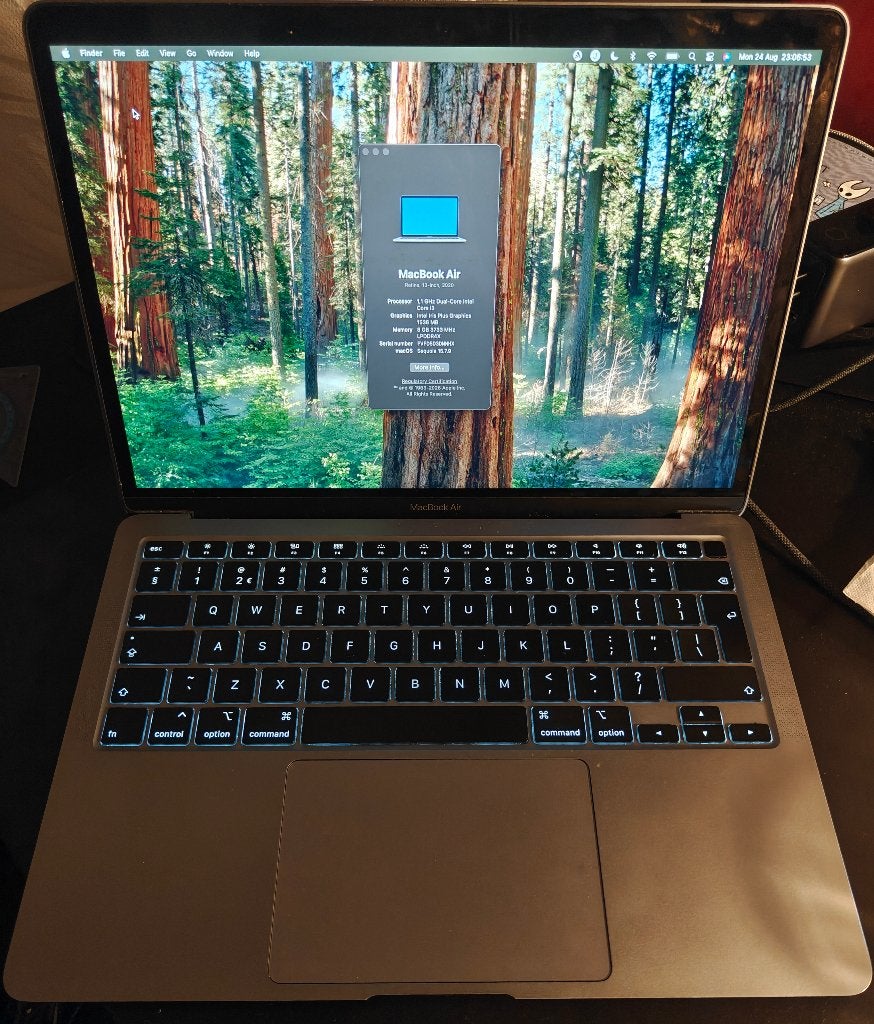 Macbook Air 2020 | Intel i3 | 8GB | 512GB, Gebruikt, Qwerty, 8 GB, 13 inch