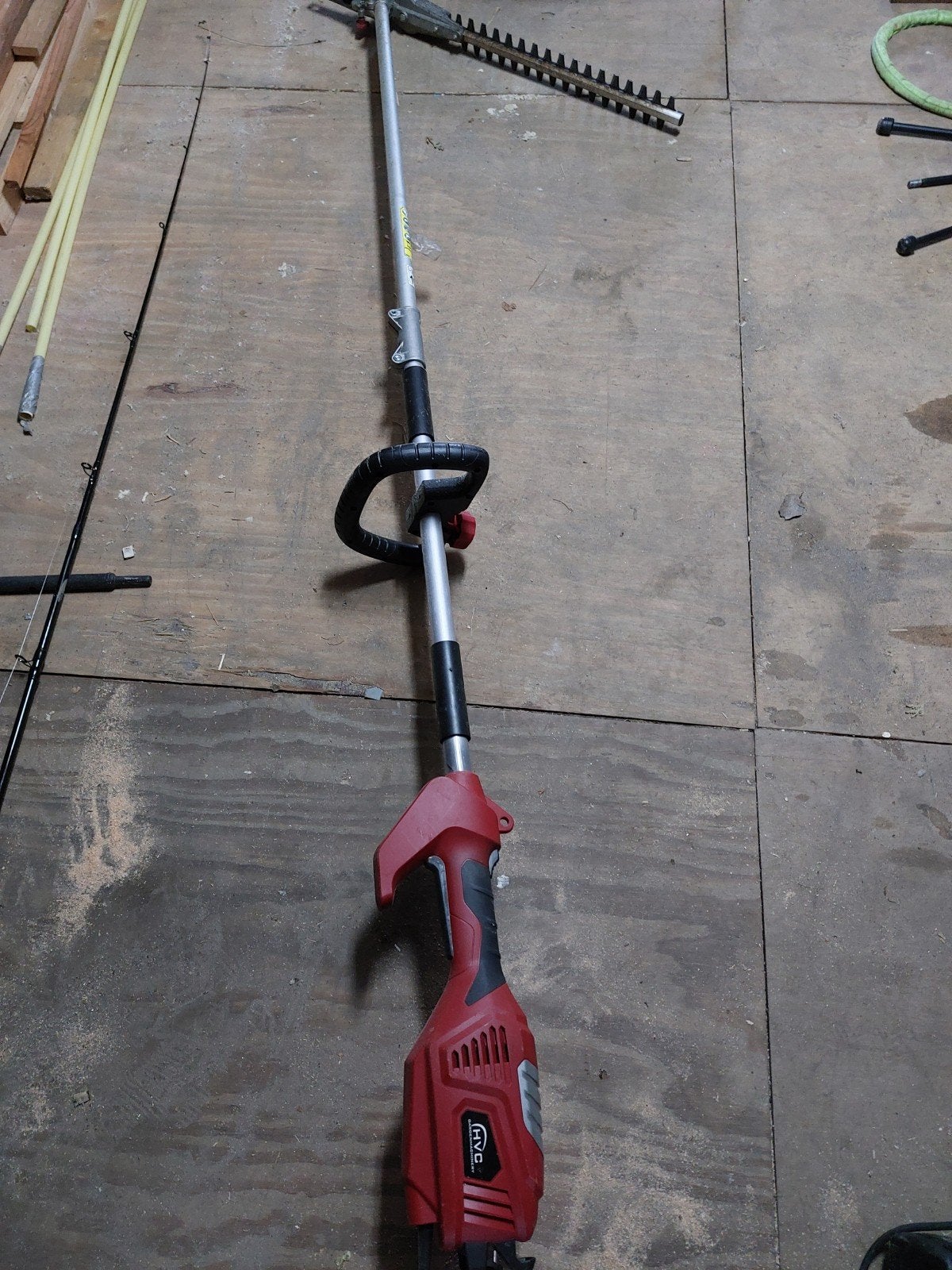 HVC Elektrische Heggenschaar op steel, Tuin en Terras, Ophalen of Verzenden, Gebruikt, Elektrisch, HVC