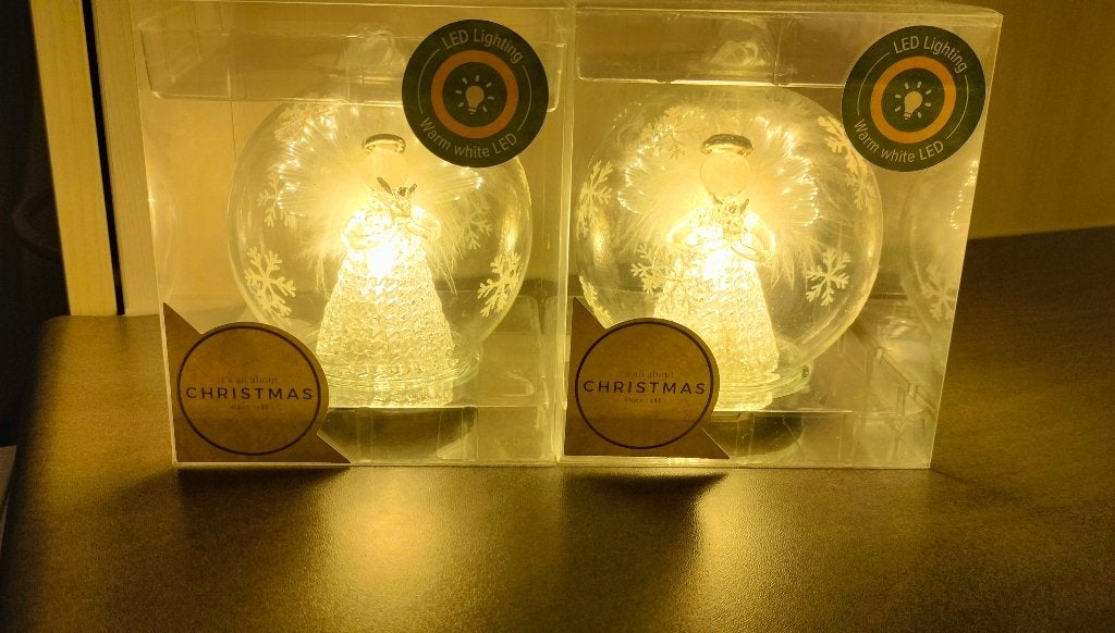 Kerstbal engel glas, Ophalen of Verzenden, Nieuw