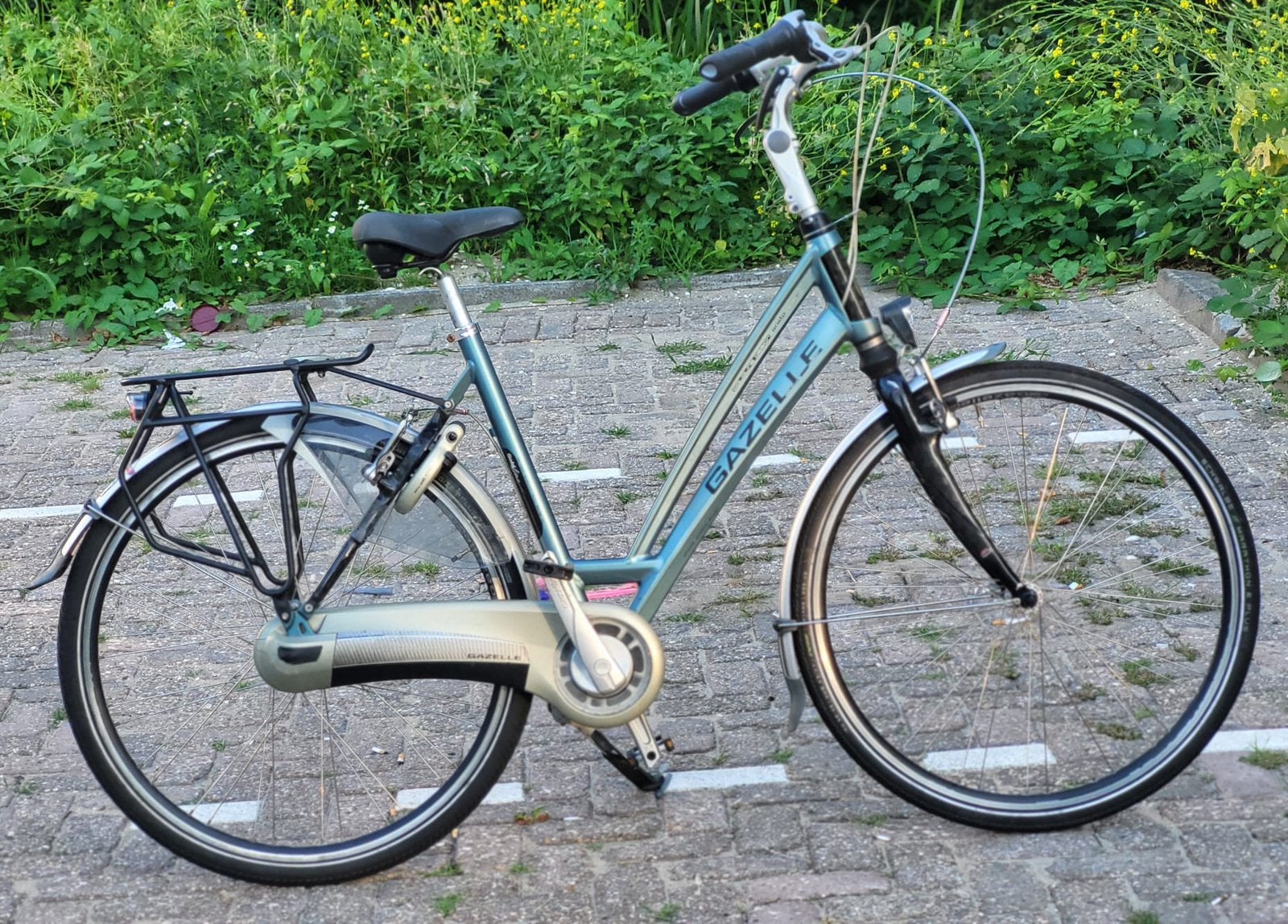 Gazelle Aristo Goldline carbon, Fietsen en Brommers, Ophalen, Versnellingen, Gazelle, 53 tot 56 cm