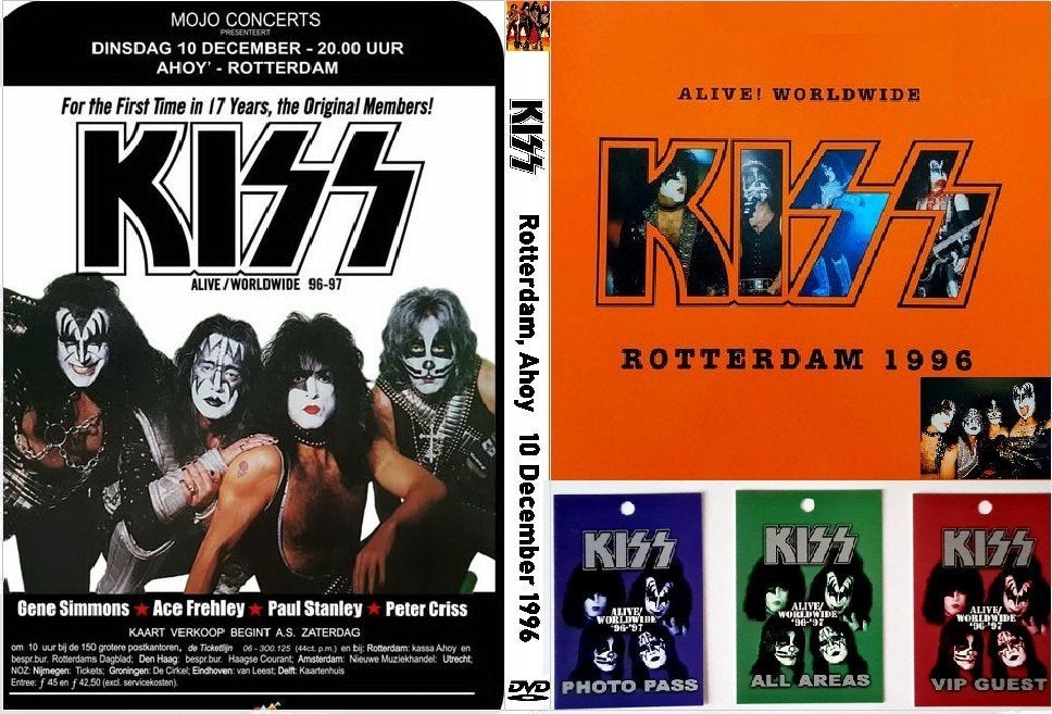 Kiss live in Rotterdam 1996, Alle leeftijden, Verzenden, Nieuw in verpakking, Concert
