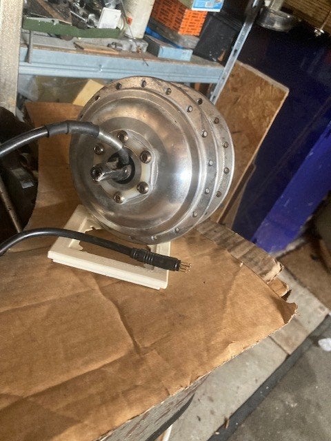 Bafang voorwielmotor 250 w, Wiel, Gebruikt, Bafang, Ophalen of Verzenden