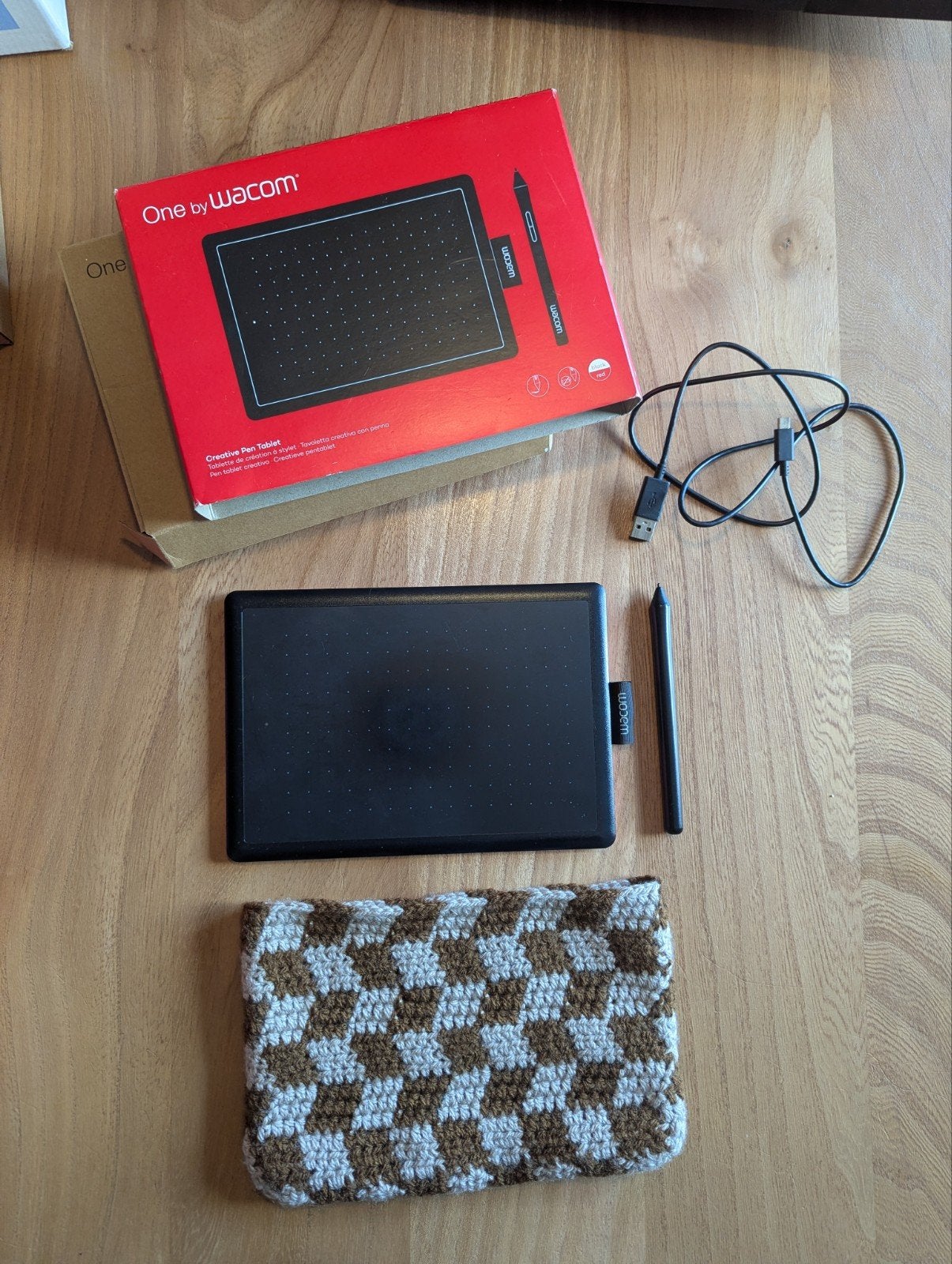 Wacom One tekentablet, Computers en Software, Tekentablets, Ophalen of Verzenden, Gebruikt, Bedraad, Wacom One