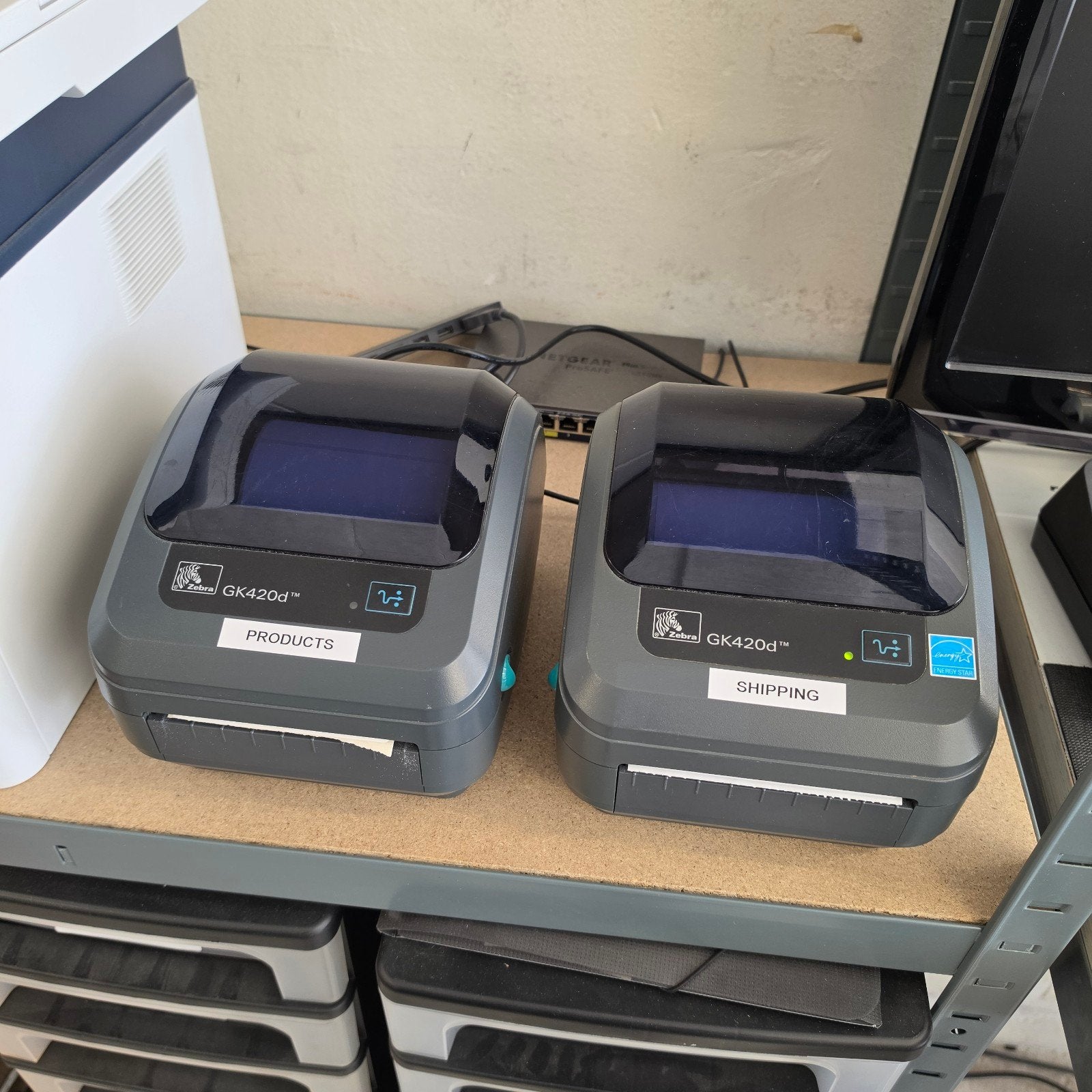 Zebra GK420d Labelprinters, Zwart-en-wit printen, Printer, Ophalen of Verzenden, Zo goed als nieuw