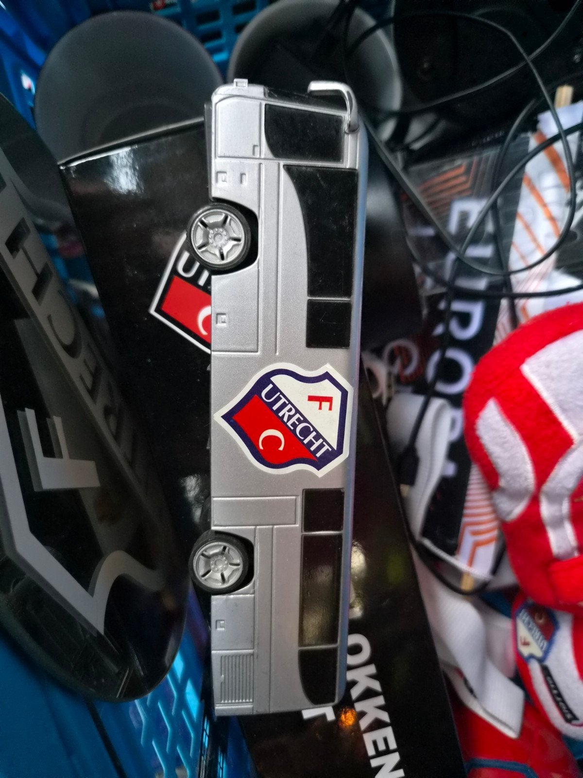 FC Utrecht Bus - Grijs model, Ophalen of Verzenden, Gebruikt