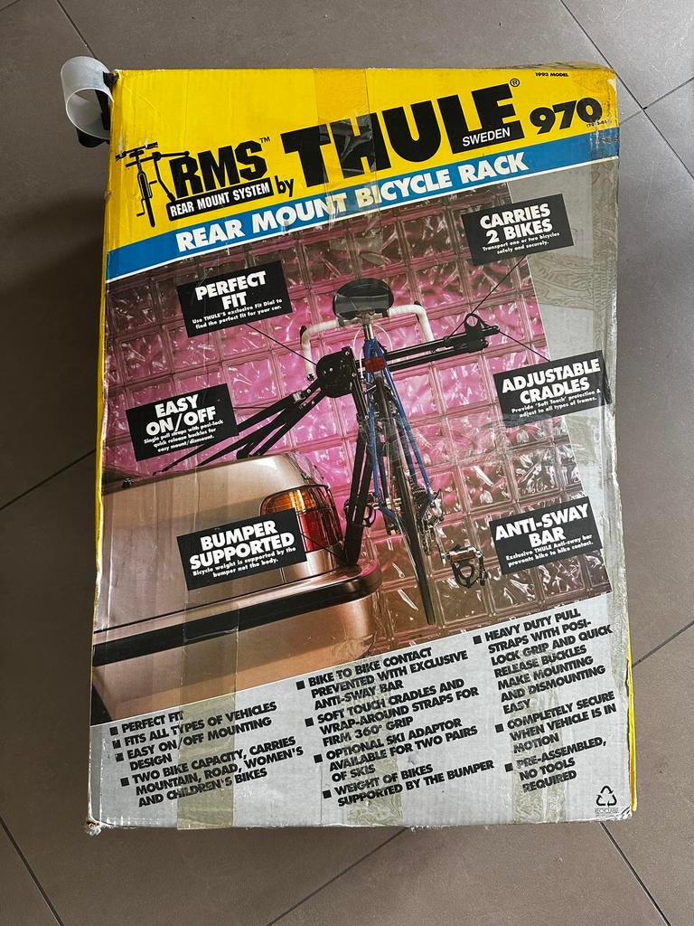 Thule 970 Fietsendrager voor 2 fietsen, Ophalen of Verzenden, Gebruikt