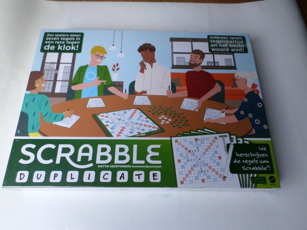 Scrabble Duplicate - Gezelschapsspel Nieuw in Doos, Vijf spelers of meer, Ophalen of Verzenden, Nieuw