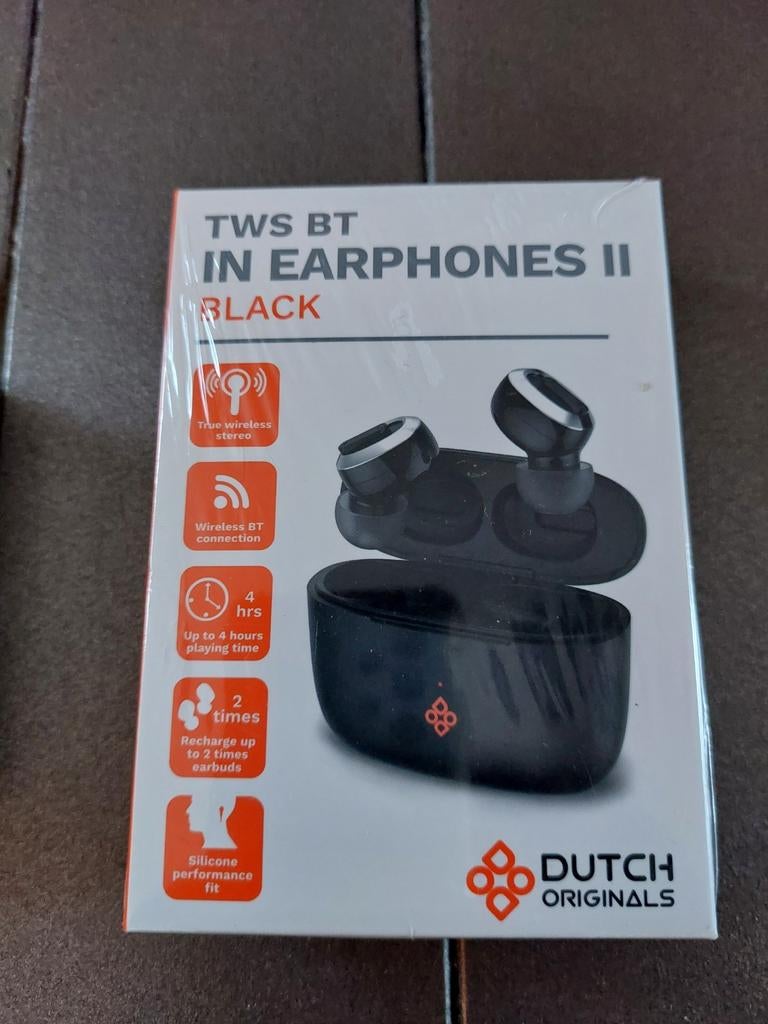 Dutch Originals TWS BT In Earphones II Zwart, Overige merken, Nieuw, Ophalen of Verzenden, Over oor (circumaural)