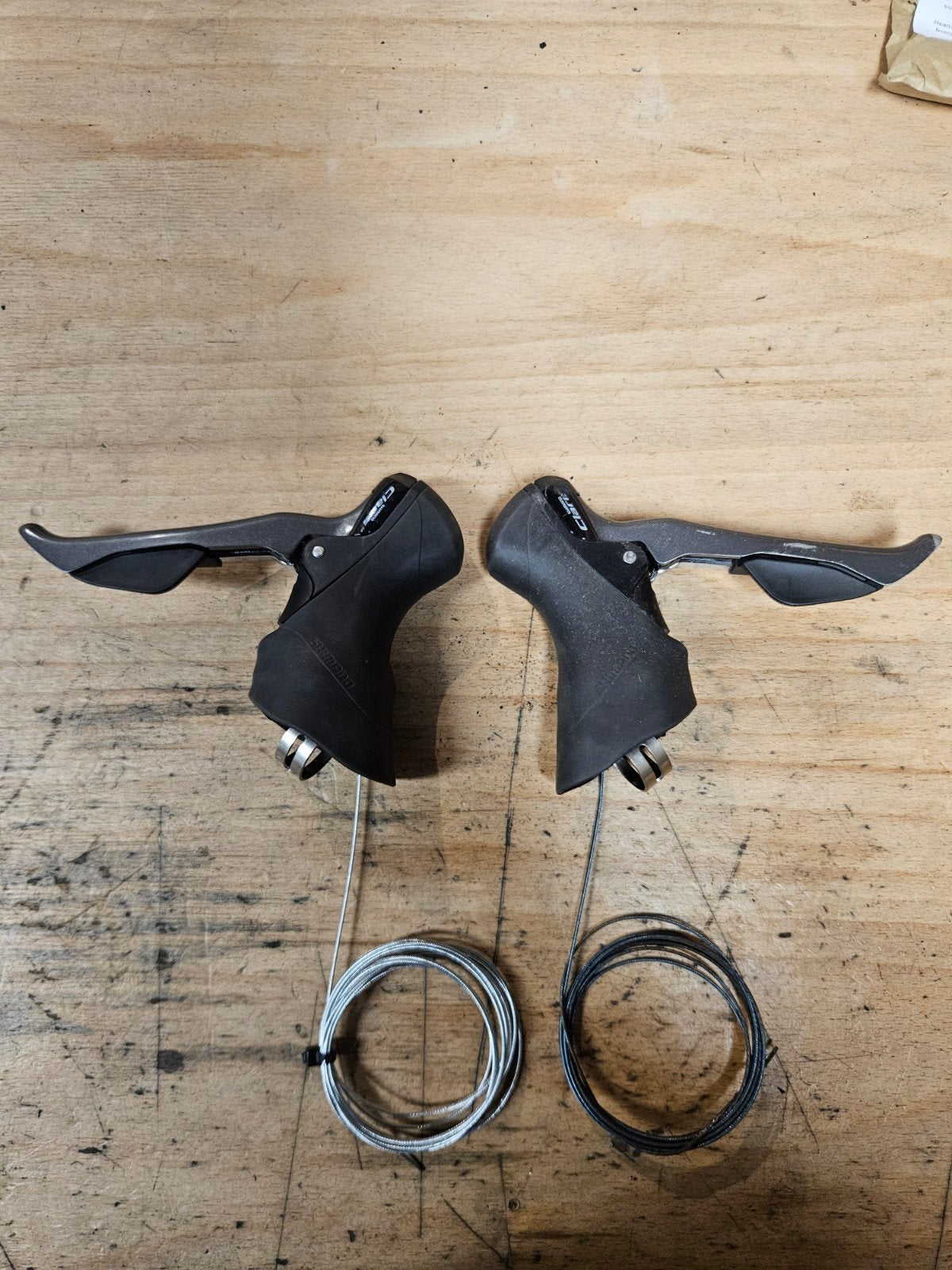 SHIMANO Claris DUAL control lever set (links en rechts), Ophalen, Zo goed als nieuw, Derailleur of Ketting, Shimano