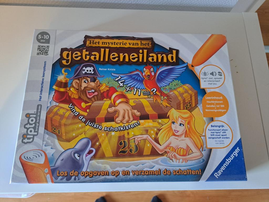Tiptoi Het Mysterie van het Getalleneiland Ravensburger, Kinderen en Baby's, Speelgoed | Educatief en Creatief, Ophalen of Verzenden
