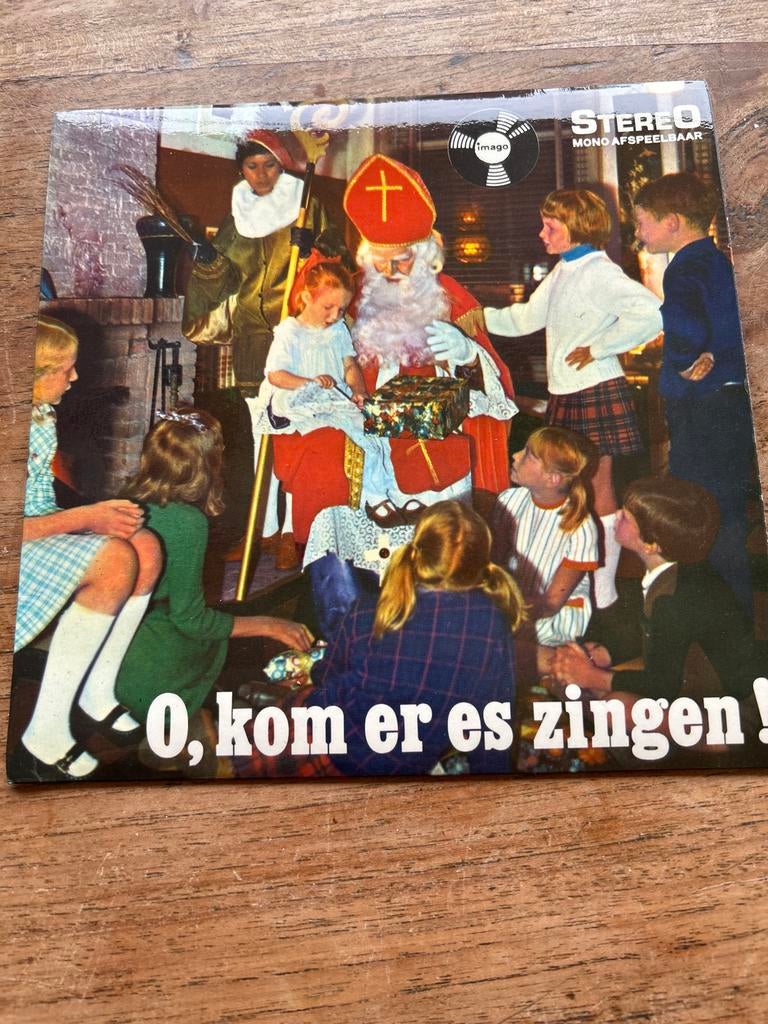 Sinterklaas LP - O, kom er es zingen! - Meisjeskoor De Zusje, Gebruikt, Overige genres, 7 inch, Ophalen of Verzenden