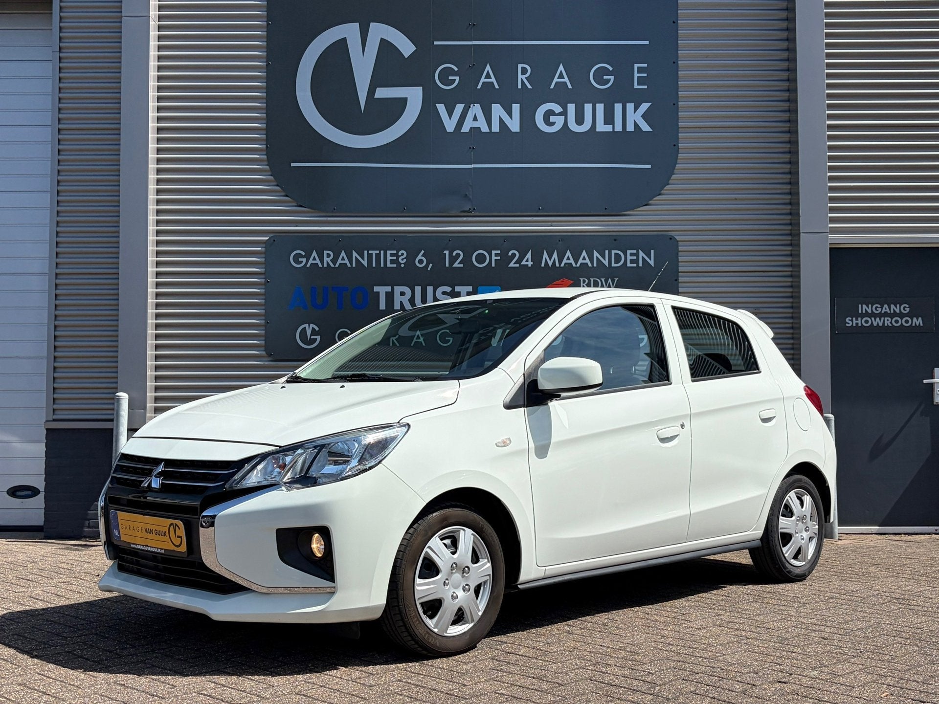 Mitsubishi Space Star 1.2 Cool+ 71PK Airco,Isofix,Carplay,El, Auto's, Mitsubishi, Voorwielaandrijving, Gebruikt, 850 kg, Wit