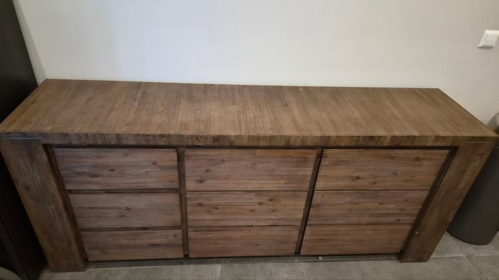 Dressoir met 3 Lades - Degelijk en Ruim, Huis en Inrichting, Kasten | Dressoirs, Ophalen, Gebruikt, 25 tot 50 cm, 150 tot 200 cm