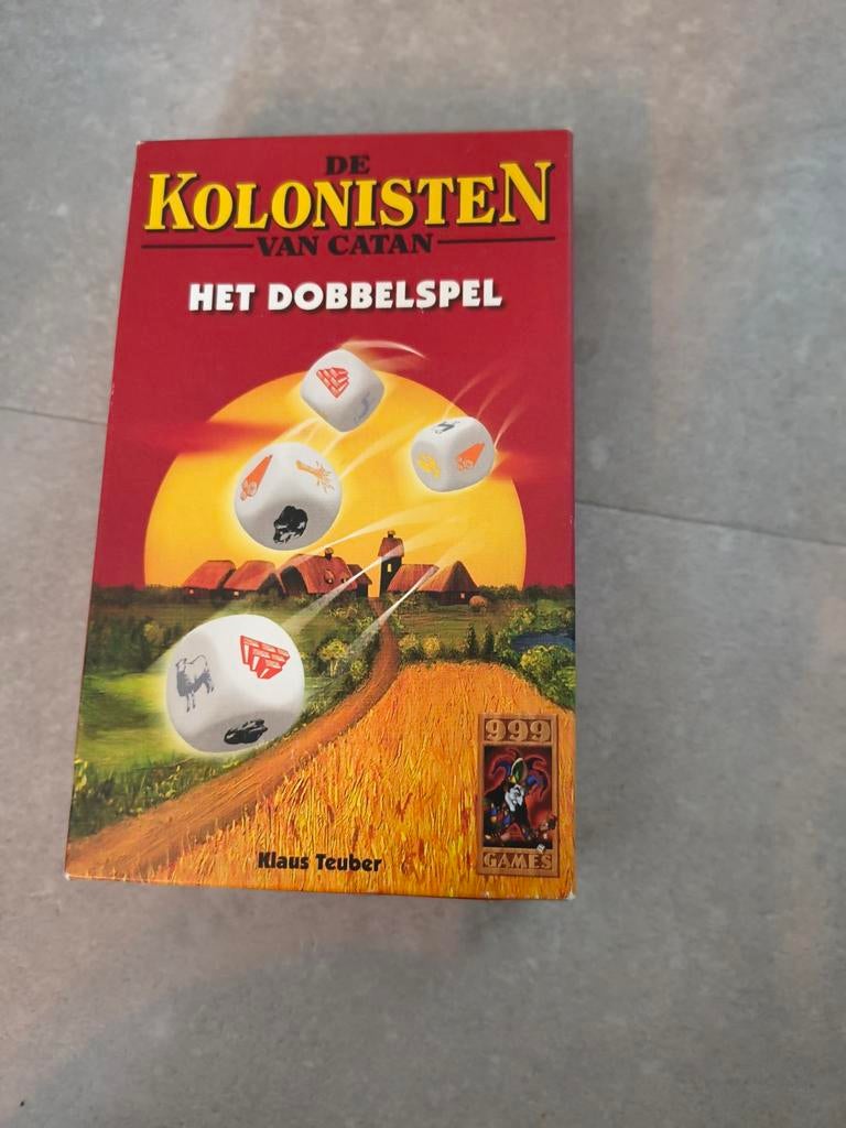 Catan: Het Dobbelspel (incl. nieuwe scoreblok, Gebruikt, Een of twee spelers, Ophalen of Verzenden, 999 Games