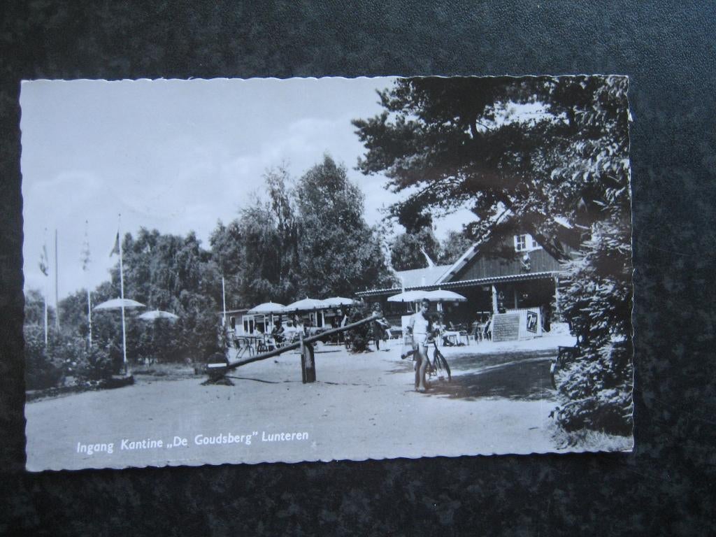 LUNTEREN Kampeercentr. De Goudsberg  Kantine, Ophalen of Verzenden, 1960 tot 1980, Gelderland