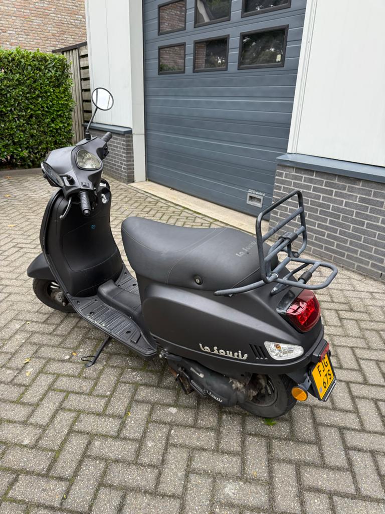 La Souris Sourini S Mat Zwart Scooter, Ophalen, Gebruikt, Benzine, Overige merken