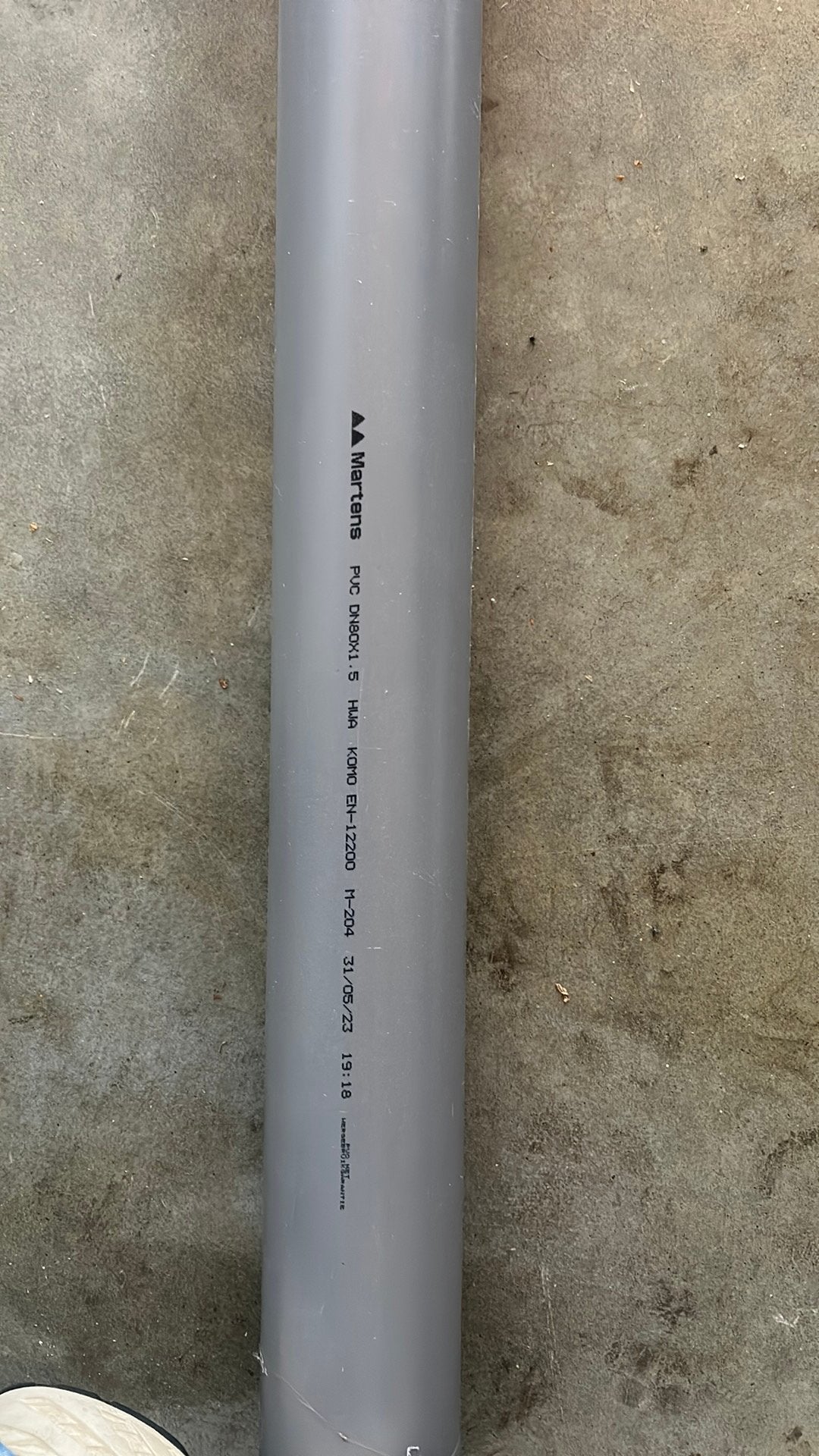 Pvc buis, Ophalen, Pvc, Zo goed als nieuw, Minder dan 2 meter