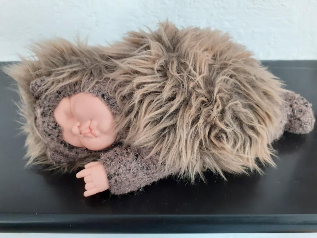 Anne Geddes Egeltje, Verzamelen, Poppen, Zo goed als nieuw, Pop, Ophalen of Verzenden