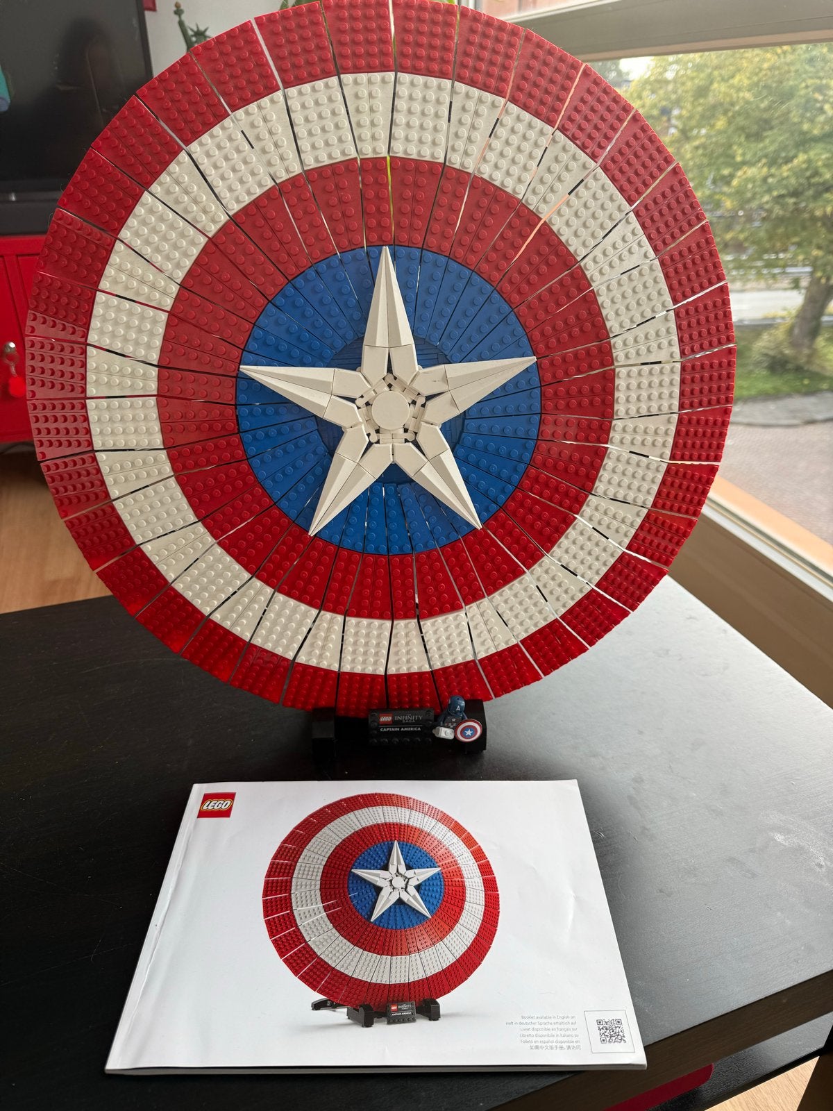 LEGO Captain America Schild - The Infinity Saga, Ophalen of Verzenden, Zo goed als nieuw