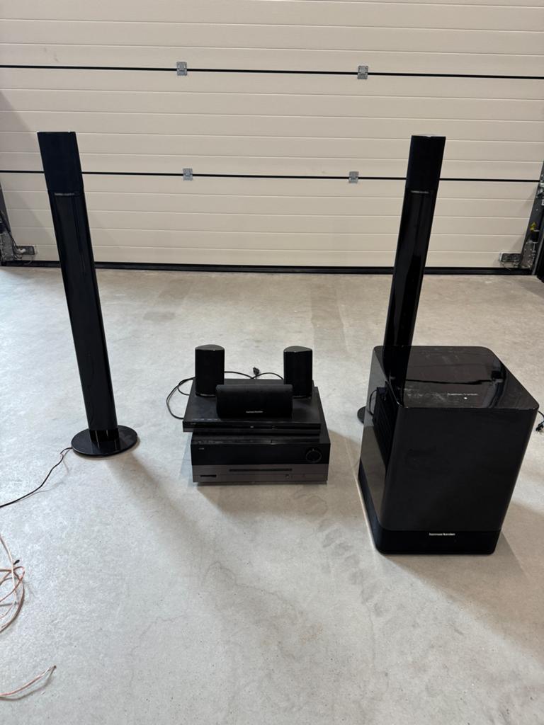 Harman Kardon Dolby 5.1 Surround speaker Set met Subwoofer, Audio, Tv en Foto, Home Cinema-sets, Gebruikt, 70 watt of meer, 5.1-systeem