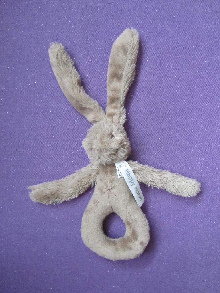 HAPPY HORSE Knuffel KONIJN RICHIE RAMMELAAR. BRUIN **Nieuw**, Kinderen en Baby's, Speelgoed | Knuffels en Pluche, Happy Horse