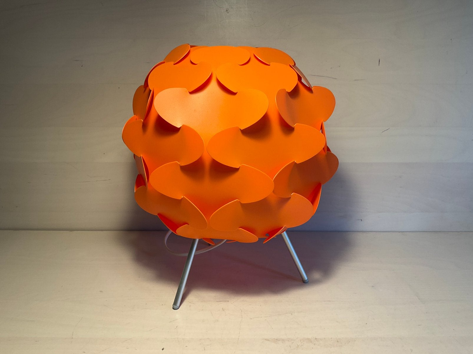 Oranje Ikea Fillsta Gunnar Jensen lamp, Ophalen of Verzenden, Zo goed als nieuw, Kunststof, Minder dan 50 cm