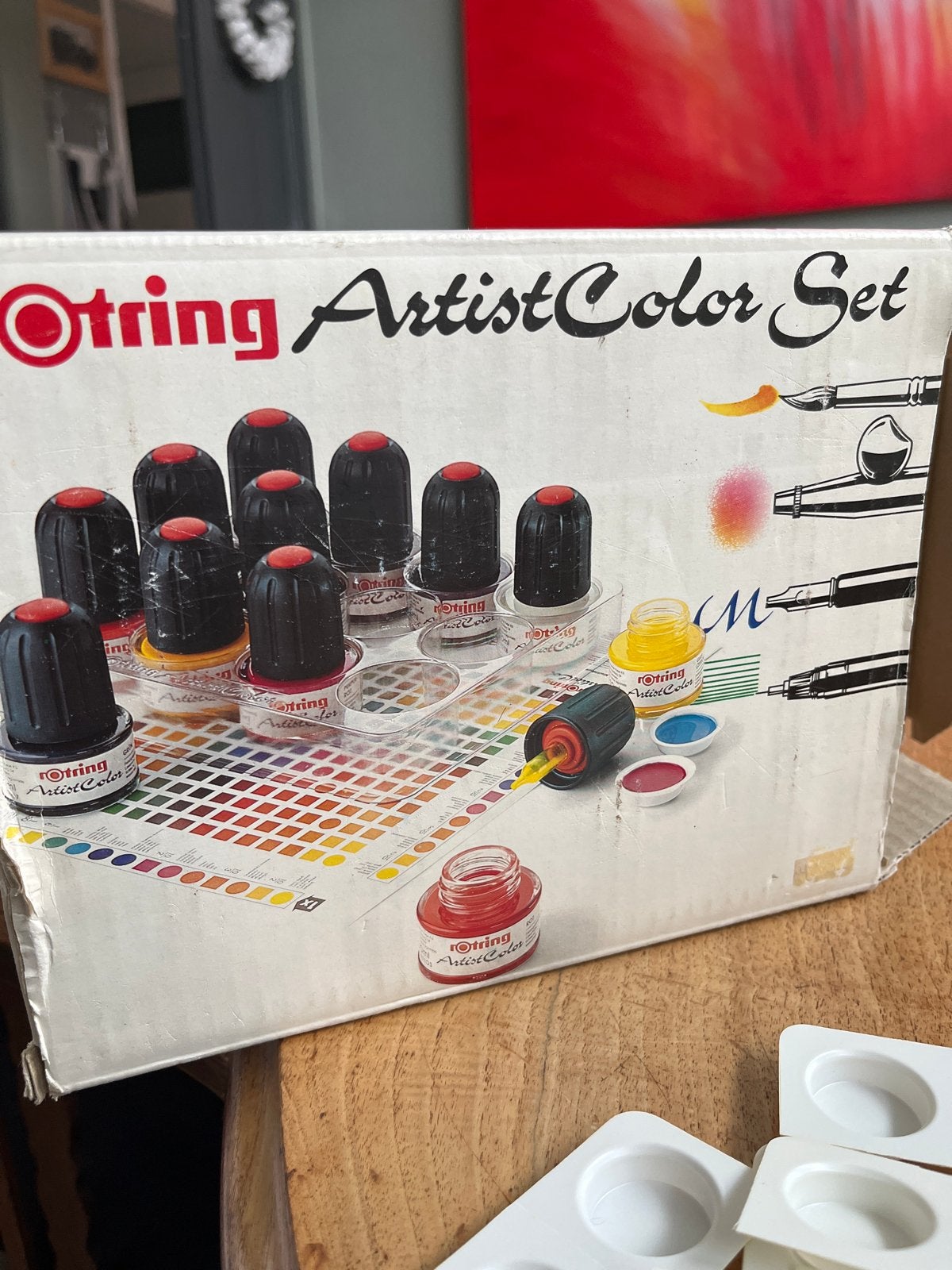 Vintage Ongebruikte Rotring Artist Color Set - 12 kleuren, Hobby en Vrije tijd, Ophalen of Verzenden, Nieuw, Waterverf