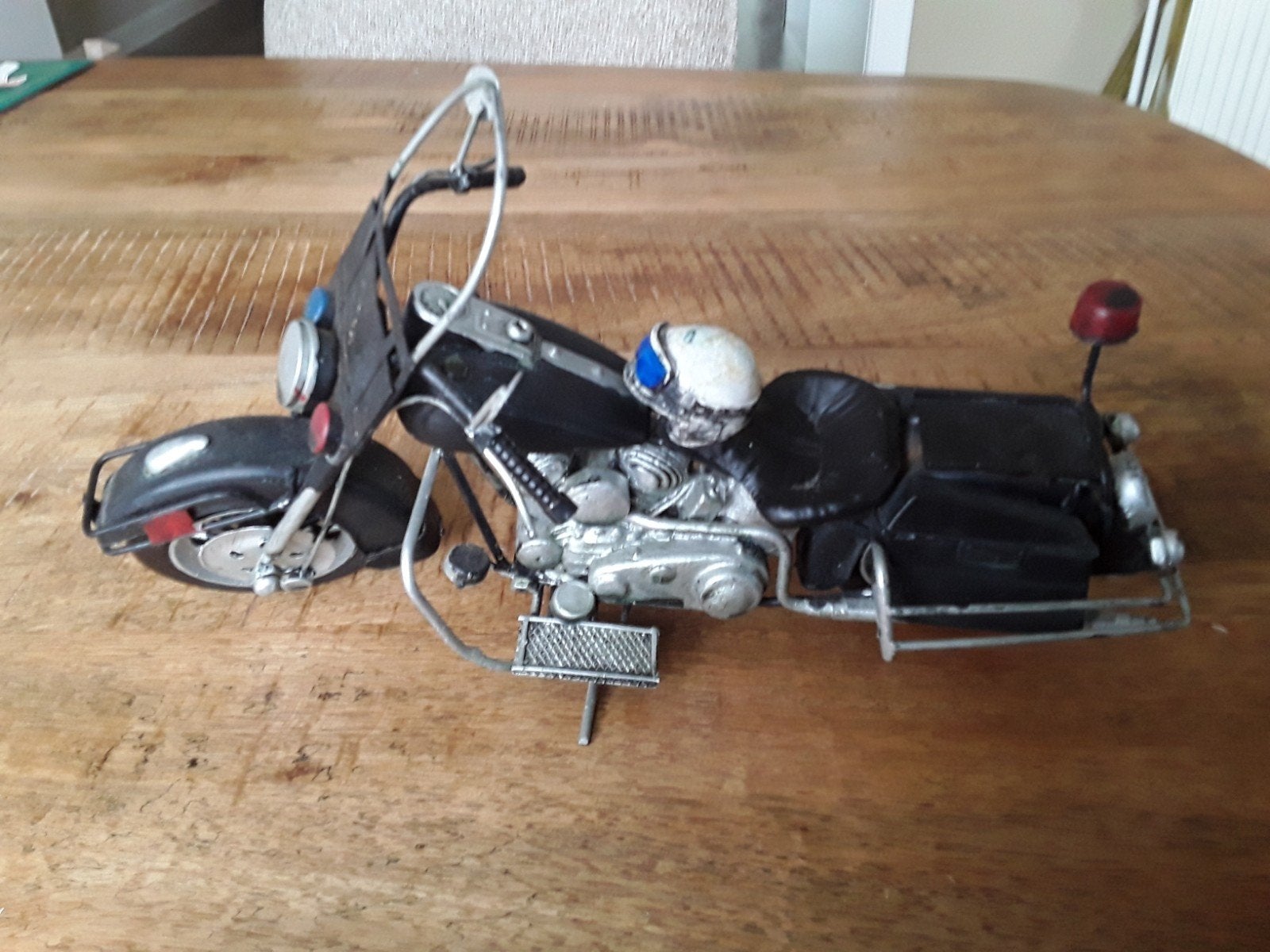 Harley Davidson Policebike van metaal, Ophalen, Auto