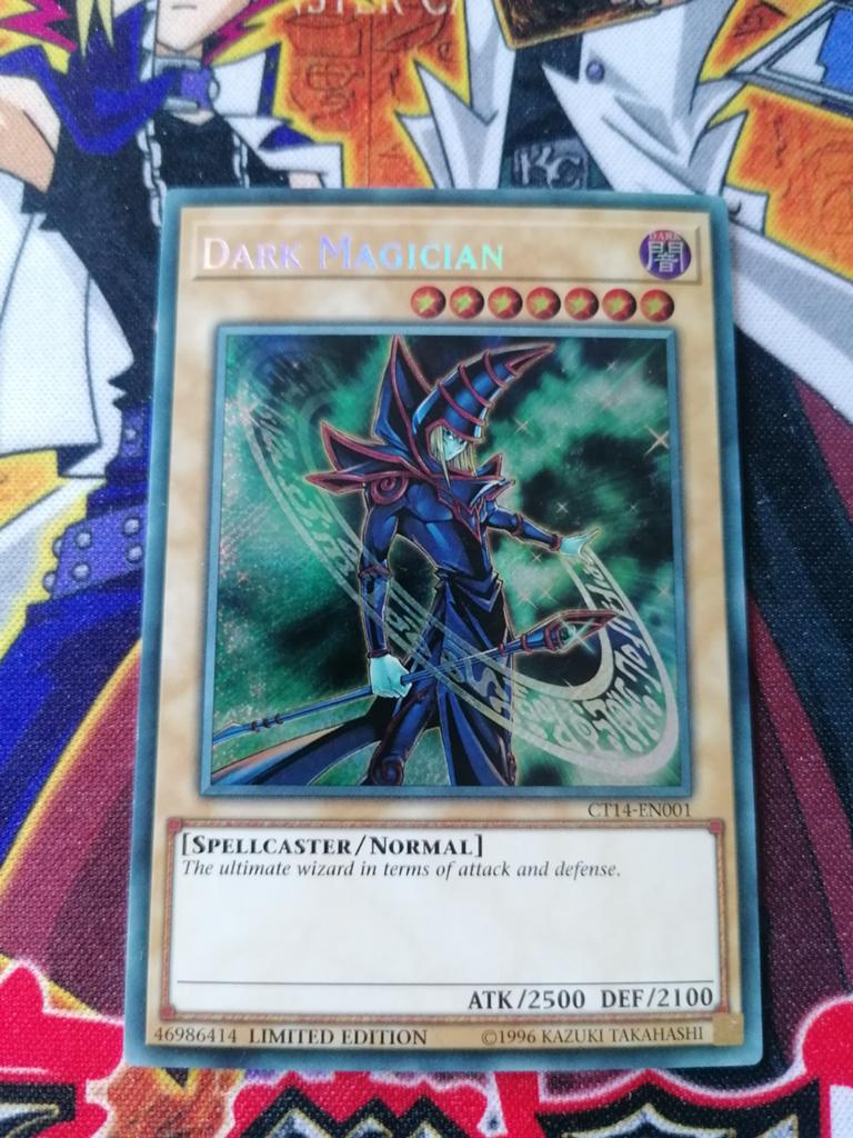 Dark Magician - Secret Rare CT14 Mega Tin 2017 - Yu-Gi-Oh, Ophalen of Verzenden, Zo goed als nieuw, Foil