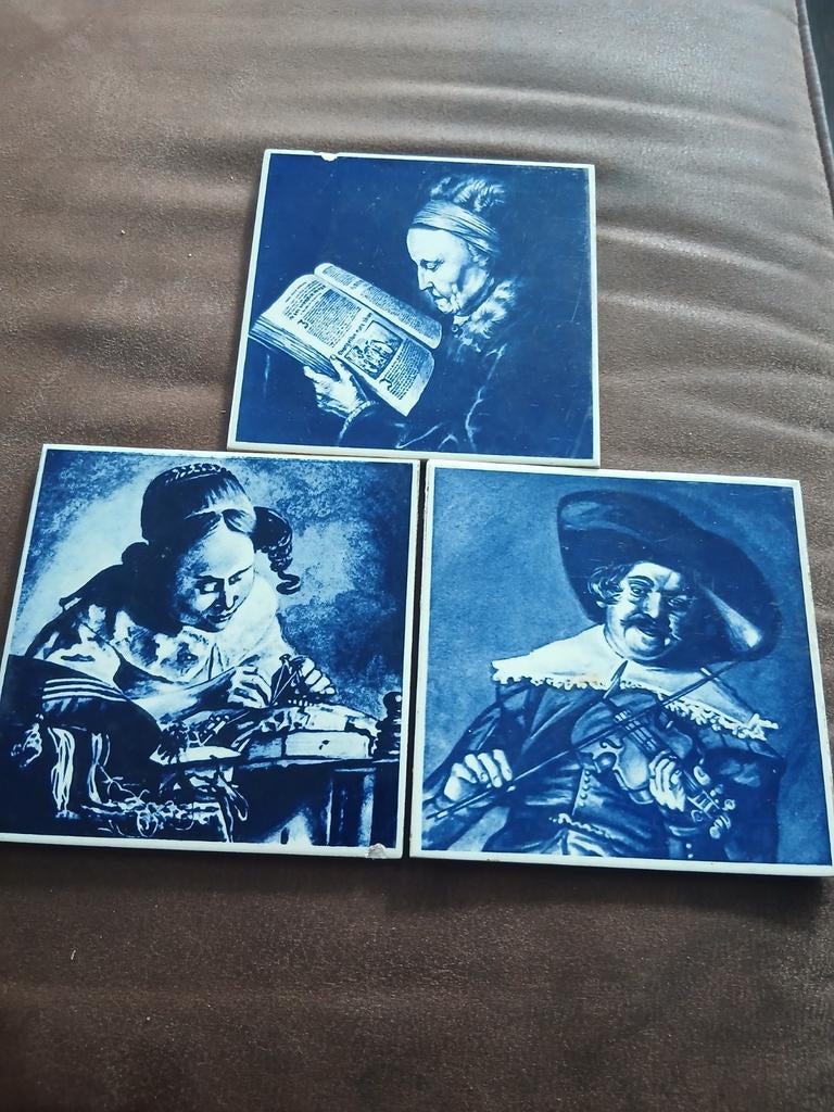 Delfts blauwe tegels, Ophalen