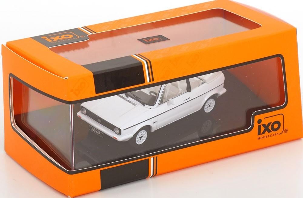 JSN IXO 1:43 Volkswagen Golf MK I open Convertible wit 1981, Overige merken, -, Nieuw, Ophalen of Verzenden