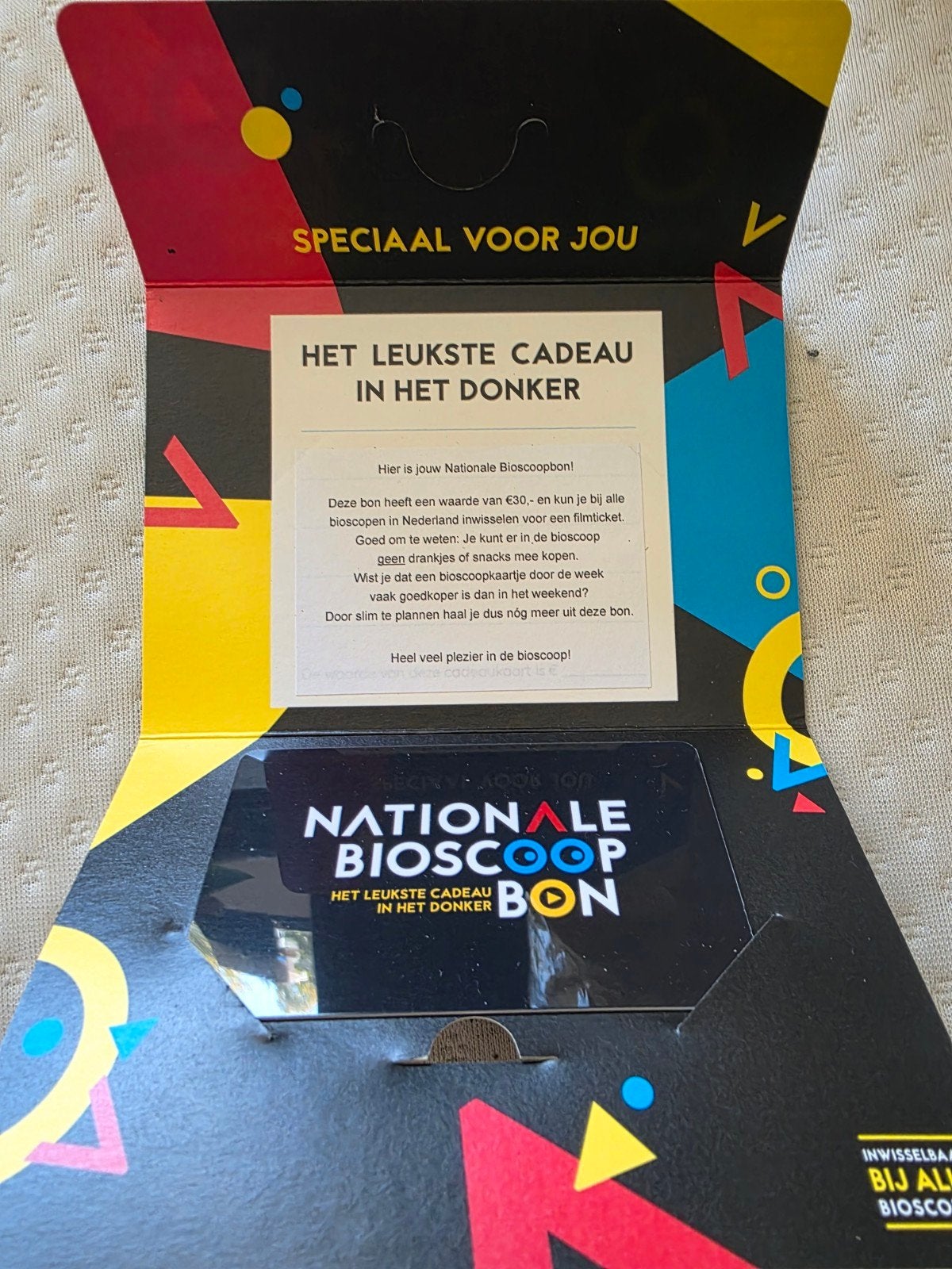 Bioscoop Bon, Eén persoon
