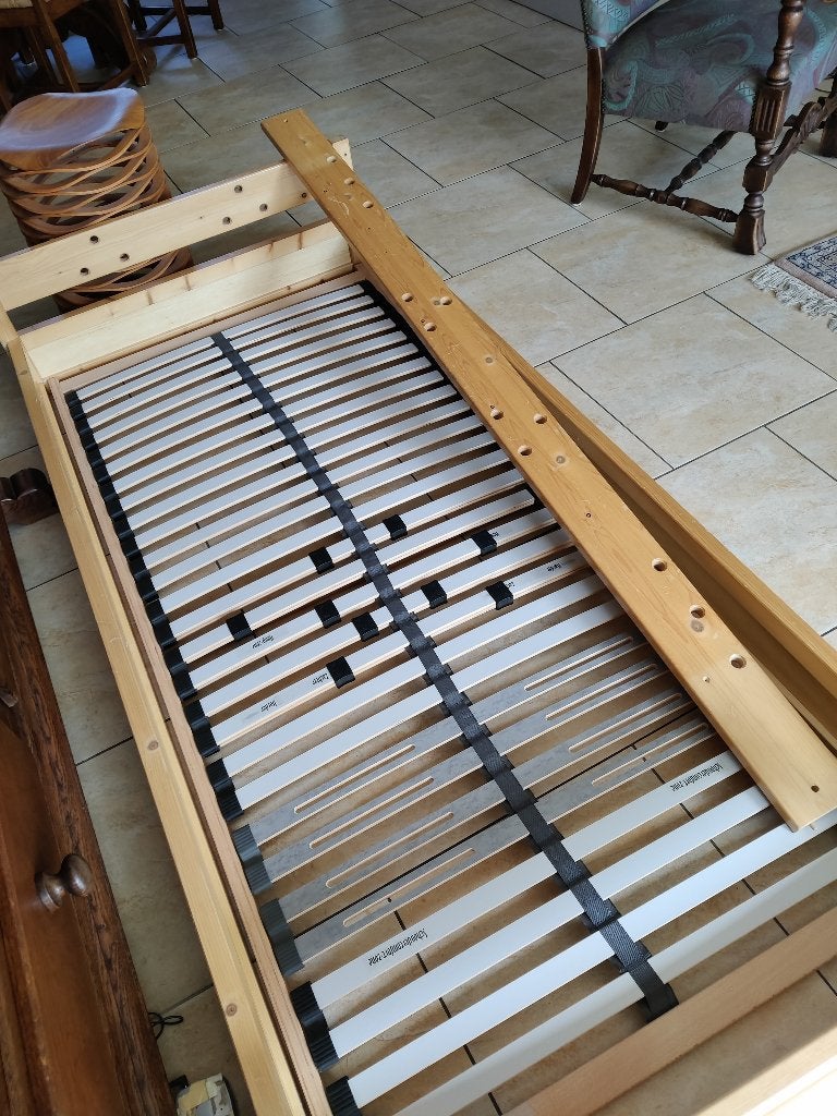 Stapelbed lundia, Huis en Inrichting, Ophalen, Gebruikt, 90 cm, Eenpersoons
