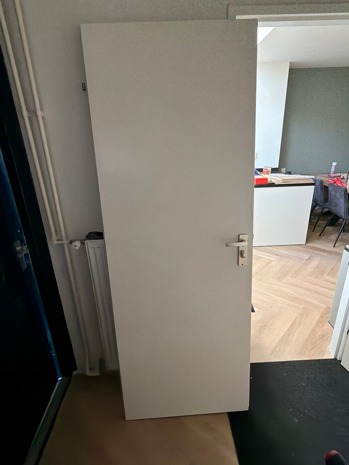 Badkamer opdek deur, Ophalen, Minder dan 80 cm, Binnendeur, 200 tot 215 cm