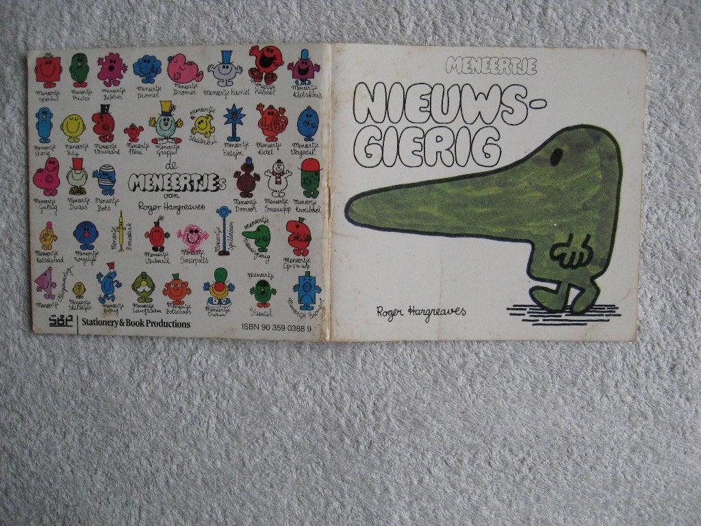 Roger Hargreaves - Meneertje Nieuwsgierig, Gelezen, 5 of 6 jaar, Fictie algemeen, Roger Hargreaves