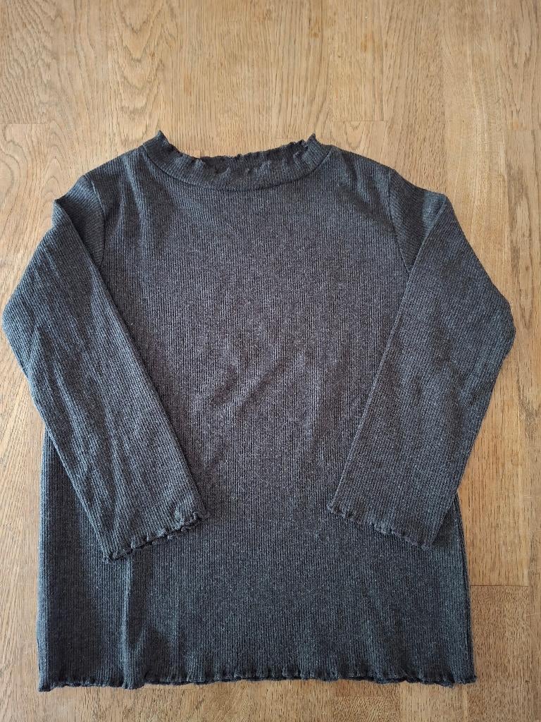 Zara donkergrijze ribtrui maat 104, Anneonline, Steenbergen, Meisje, Shop@wesell4u.nl