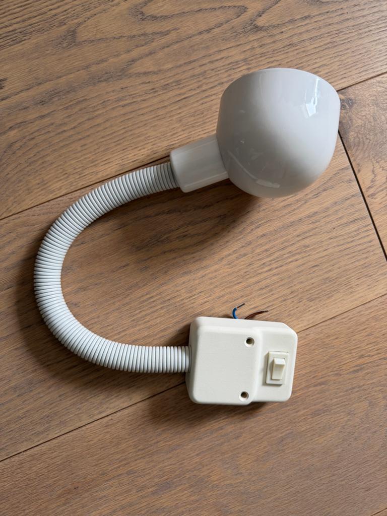 Leuke wandlamp met flexibele arm, Ophalen of Verzenden, Gebruikt