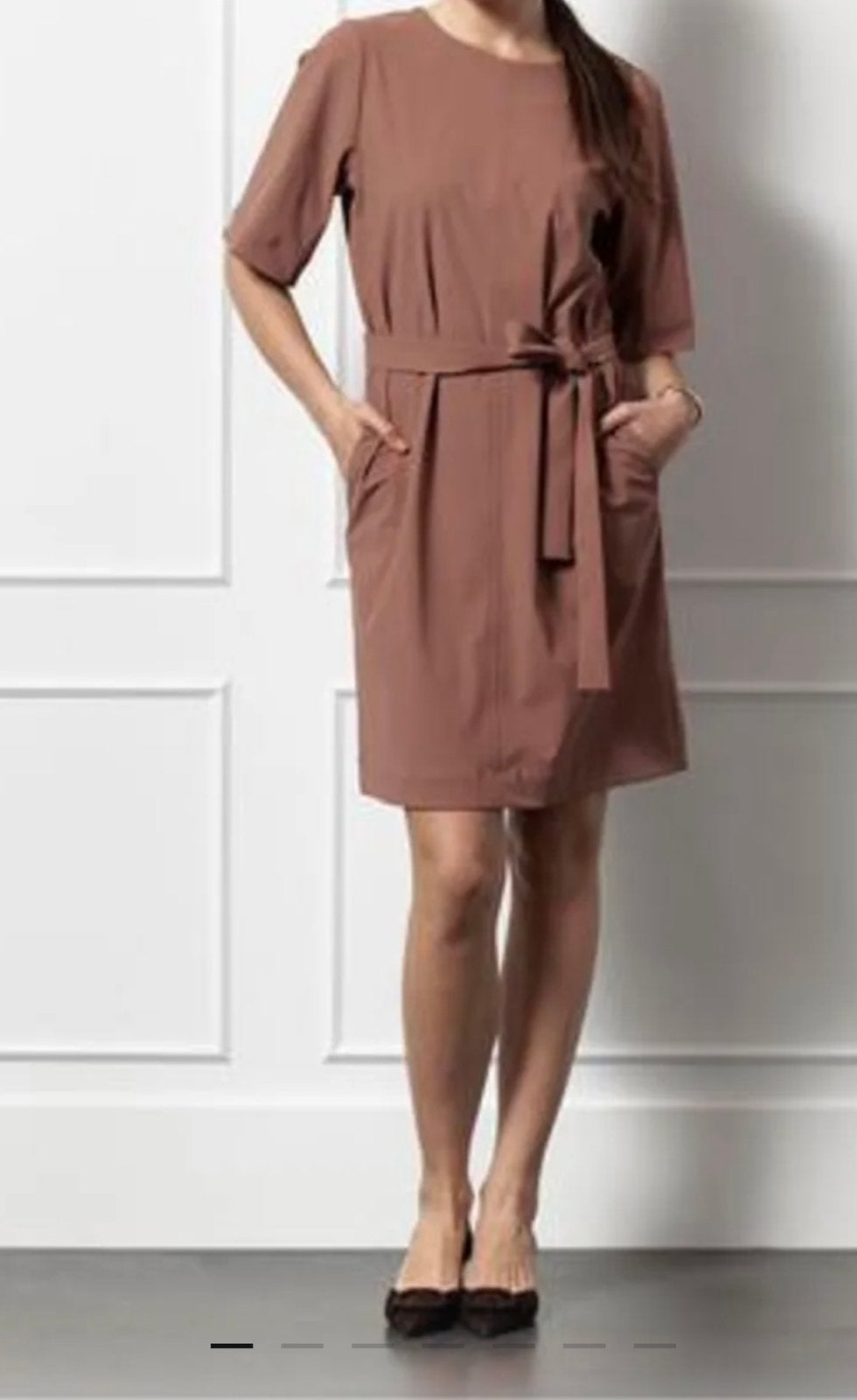 Studio Anneloes jurk L nieuw, Kleding | Dames, Studio Anneloes, Bruin, Maat 42/44 (L), Nieuw