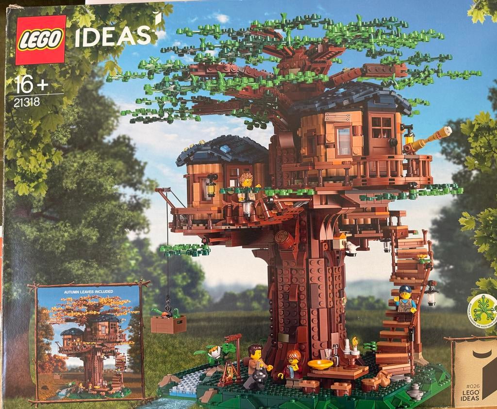 Lego Ideas 21318 Boomhut - Zo goed als nieuw, Ophalen, Lego, Compleet, Complete set