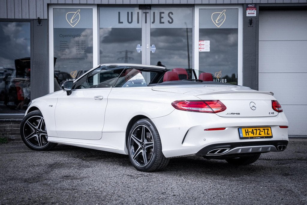 Mercedes-Benz C-klasse Cabrio AMG 43 4MATIC Uniek! Airscarf|, Auto's, Mercedes-Benz, Automaat, Gebruikt, Euro 6, 1770 kg