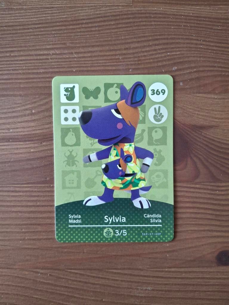 Animal Crossing Amiibo #369 Sylvia, 1 speler, Ophalen of Verzenden, Zo goed als nieuw, Vanaf 3 jaar